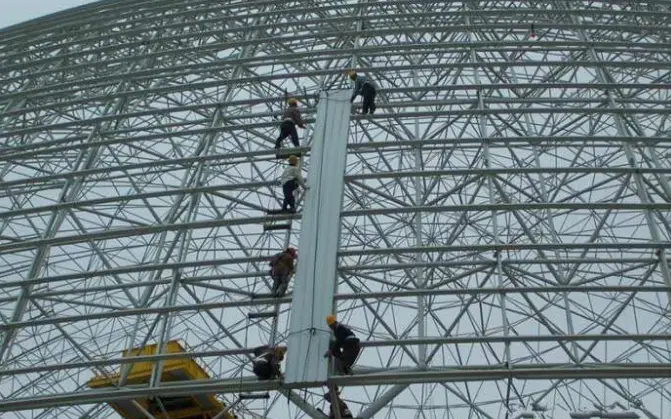 龙泉网架装配好以后应当留神哪八项验收事件